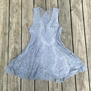 Free people reign over me lace sleeveless dress